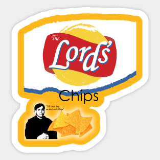 The Lord's Chips Sticker